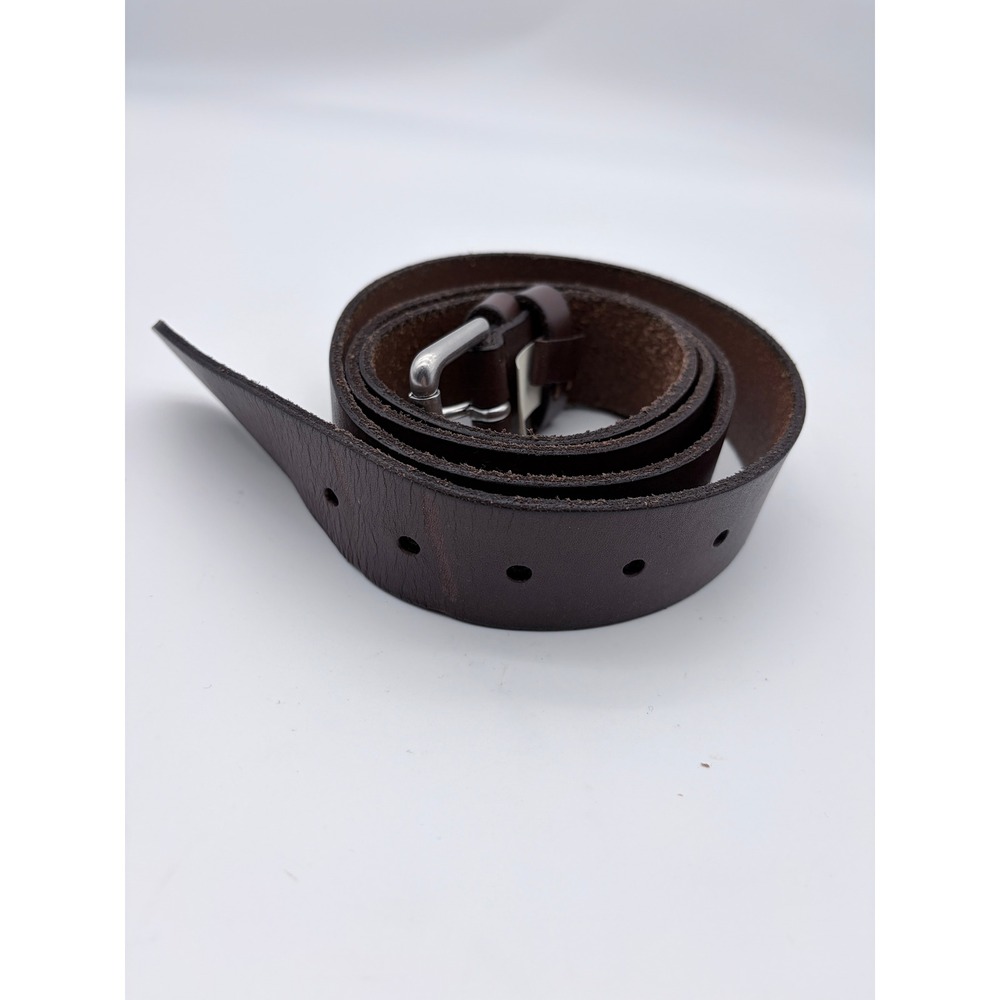 Polo Ralph Lauren Belt Mens 50 Brown Leather Single Prong Buckle 406069594213